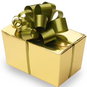 cajas para regalos doradas