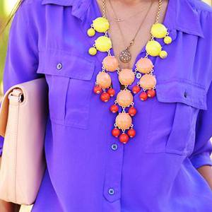 diseño de collares coloridos