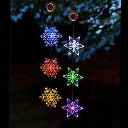 decoración navidad estrellas colores