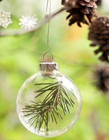 decoracion navidad elementos naturales piñas