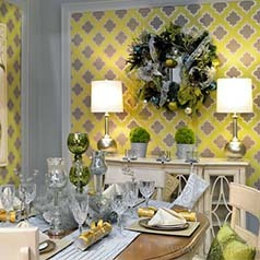 decorar habitacion navidad mesa