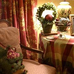 decorar habitacion navidad sillon