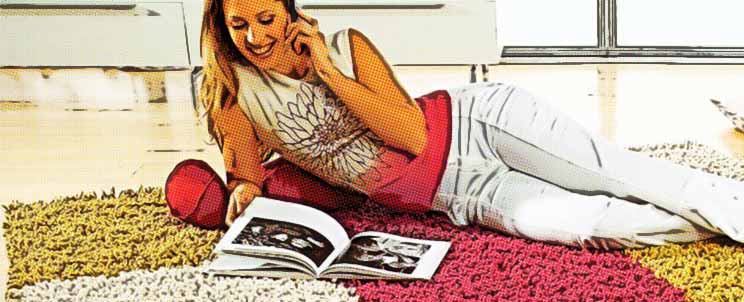 Alfombras de pelo largo