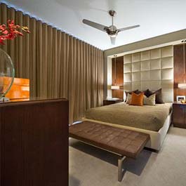 cortinas para dormitorio de hombres elegantes