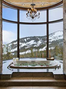 ideas decorar baño rustico ventanas