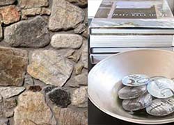 piedras decoracion interiores diseños