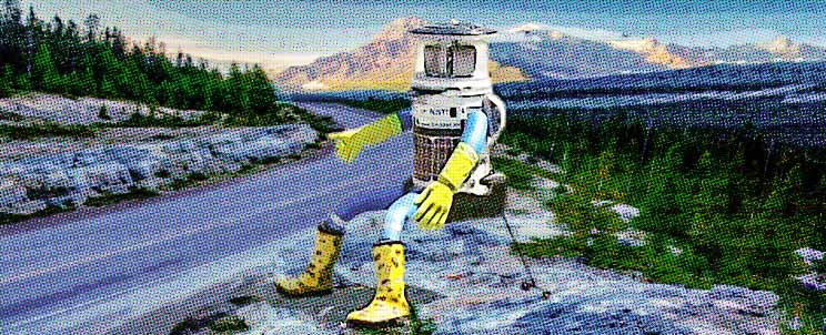 un robot que recorrerá Canada a dedo