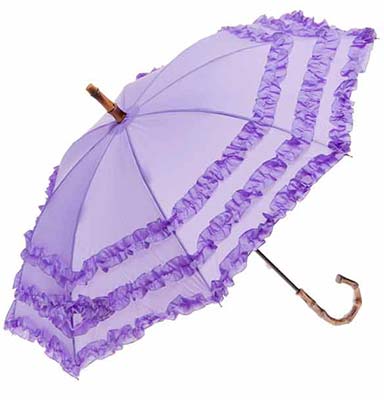 paraguas niños violeta