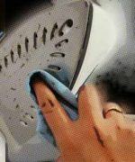 limpiar la plancha de ropa