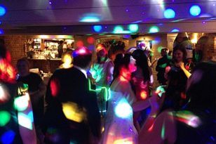 fiesta disco luces