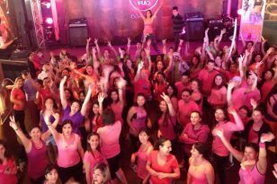 fiesta monocromatica rosa