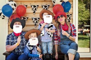 fiesta vaqueros familia