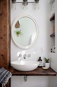 bano chico con hermosa decoracion