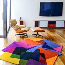 foto de una alfombra tipo collage